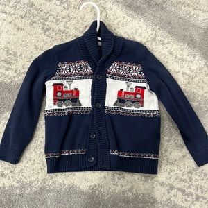 Janie & Jack Boys Holiday Cardigan